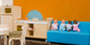 Dolls on a couch at Spotted Frog Preschool
