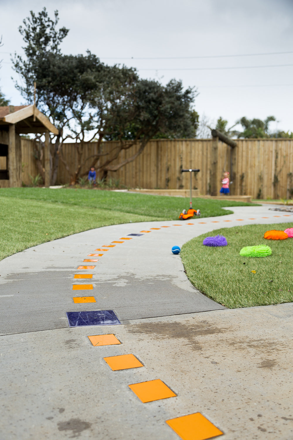 Image of the bike track outside at Spotted Frog Preschool